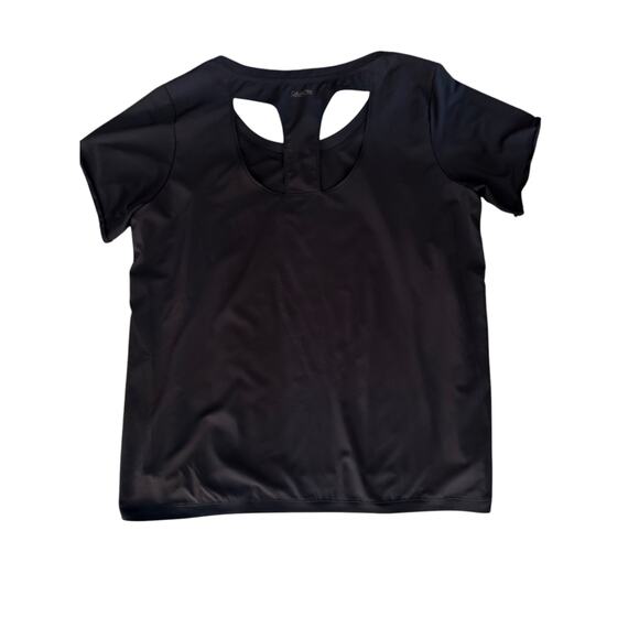 Calvin Klein 3X Performance Quick Dry Black top - Picture 4 of 6